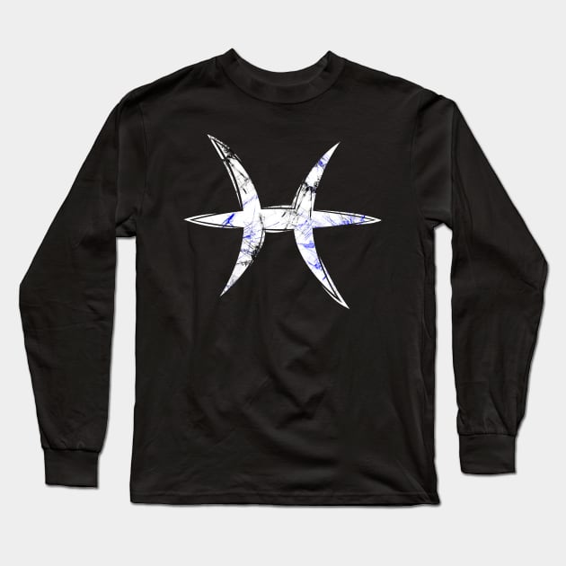 New pisces symbol Long Sleeve T-Shirt by INDONESIA68